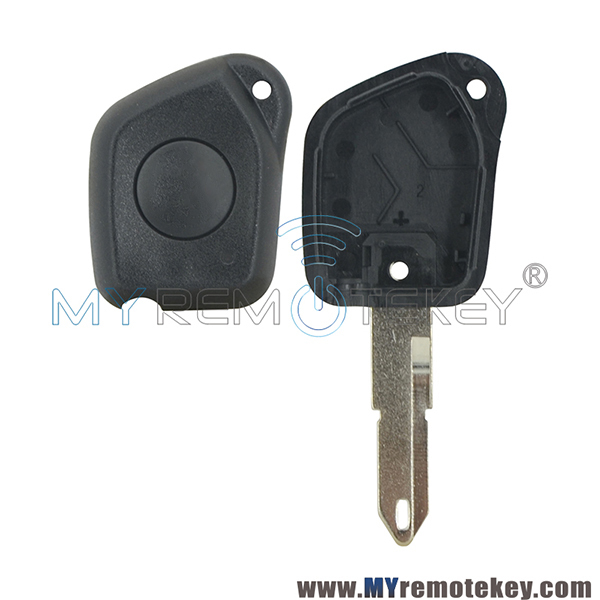 1 pack Transponder key blank NE72 blade for Peugeot 106 206 306