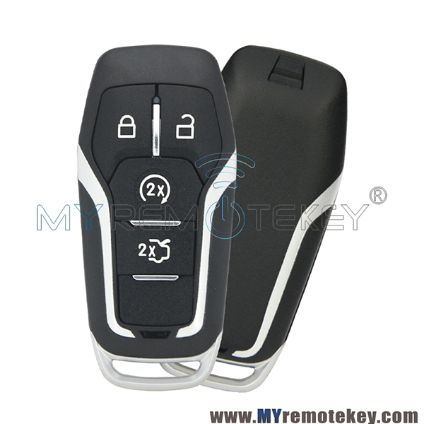 M3N-A2C31243300 smart key shell 4 button for Ford Fusion Explorer Edge Mustang Mondeo 2013-2017 M3NA2C31243300 164-R7988