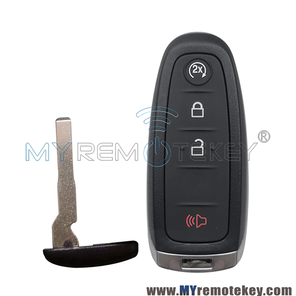 Smart key shell 4 button for Ford Edge Explorer Focus Escape Taurus Lincoln MKX 2012 - 2013
