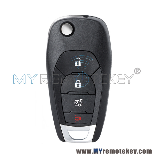 LXP-T004 Flip Remote Key 4 Button 433Mhz ID46 for 2016-2019 Chevrolet Cruze PN: 13514135