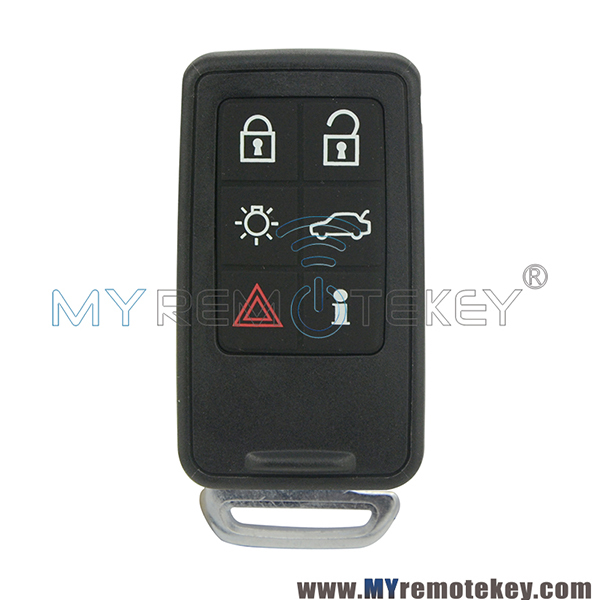 KR55WK49266 Keyless Go Smart Key 6 Button ID46-PCF7953 chip  434MHz/902 MHz for Volvo 2007-2016