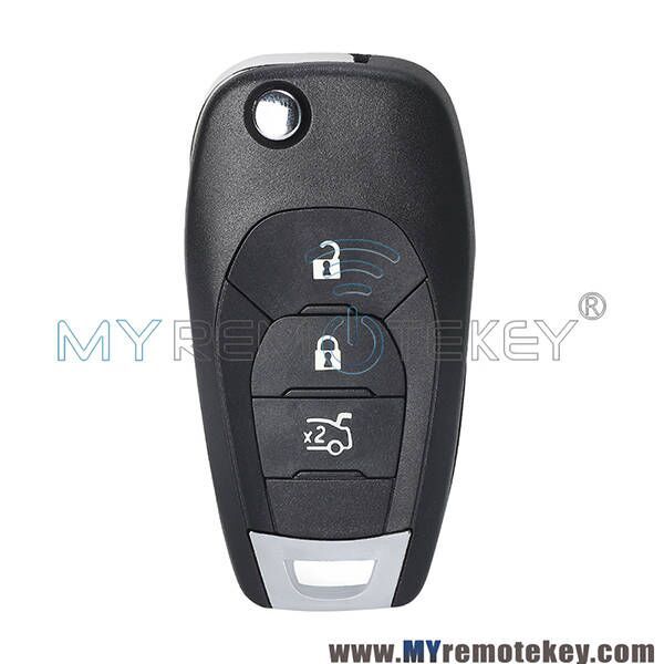 for Chevrolet Trax Spark Sonic Flip remote key 3 button 433Mhz  4A chip 2019-2022
