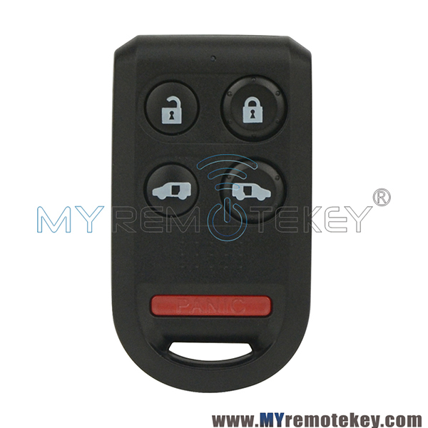 Remote key fob cover shell for Honda Odyssey 4 button with panic  2005 - 2010  OUCG8D-399H-A  P/N: 72147-MCA-S41