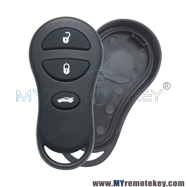 GQ43VT18T Remote key shell  fob 3 button for Chrysler Town &amp; Country Dodge Caravan 2001 2002 2003