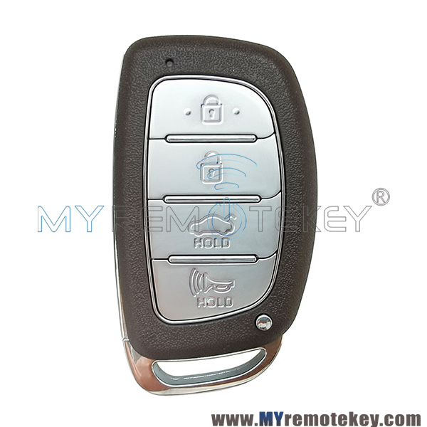 FCC TQ8-FOB-4F11 Keyless-Go Smart Key 4 button 433MHz FSK / NCF2951X / HITAG 3 / 47 CHIP for 2017-2020 Hyundai Ioniq Hybrid HU134 PN 95440-G2010