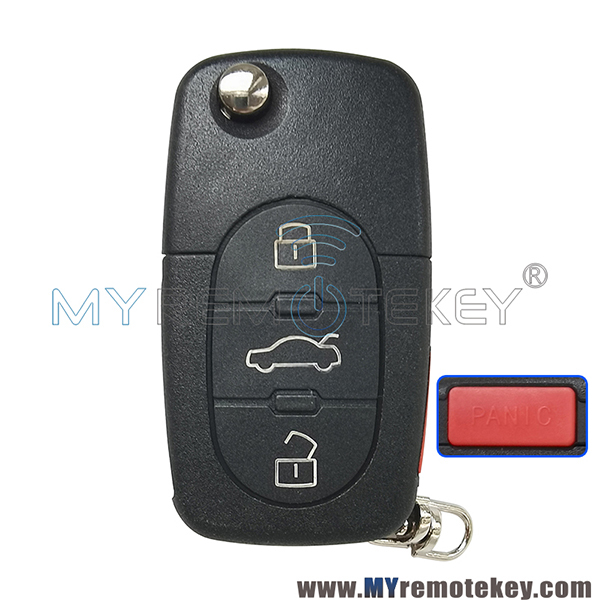 P/N:1J0959753F For VW 1998-2002  Remote Head Key—ROUND BUTTONS FCC ID NBG8137T 315MHZ MEGAMOS 48 CHIP