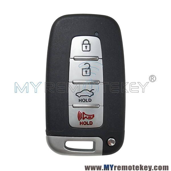 FCC SY5HMFNA04  Smart key shell case 4 button for Hyundai Elantra Genesis Kia Forte Soul / HY15