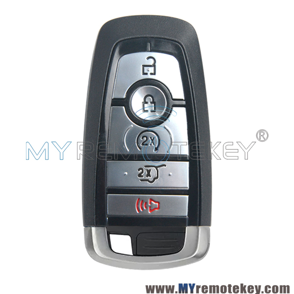 M3N-A2C931426 smart key shell 5 button  for 2018-2022 Ford Explorer Edge Escape Expedition P/N164-R8198 5933985 Lincoln Aviator P/N:164-R8278