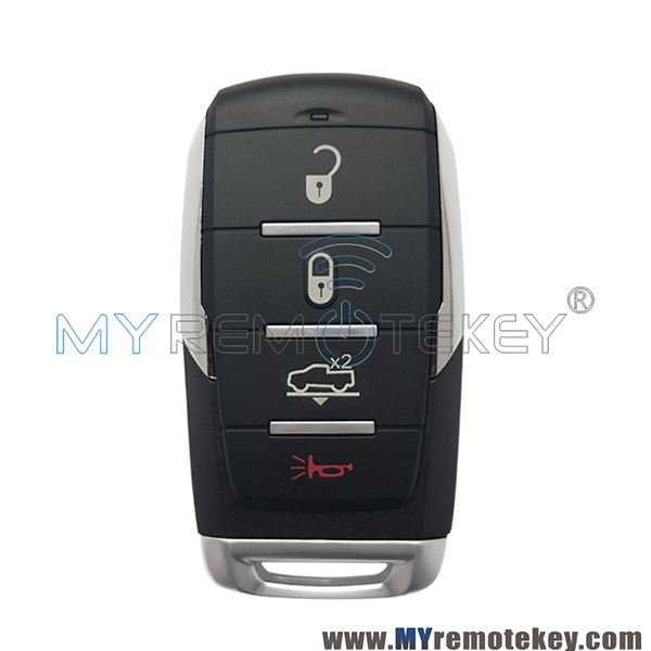 FCC OHT-4882056 Smart key case 4 Button for 2019-2021 Dodge Ram 1500 Pickup PN 68291688AD