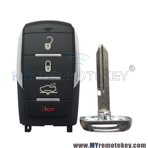 FCC OHT-4882056 Smart key case 4 Button for 2019-2021 Dodge Ram 1500 Pickup PN 68291688AD