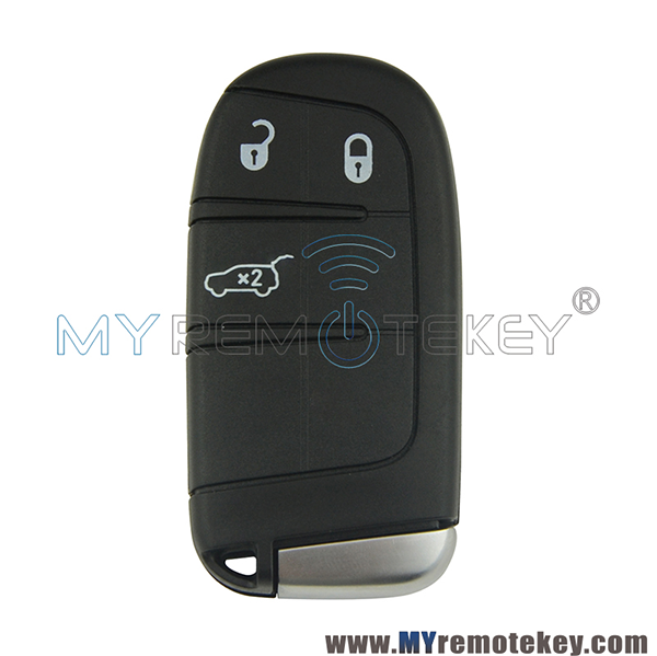 FCC M3N-40821302 Smart key 3 button 434mhz 4A chip for 2015-2021 Jeep compass with SIP22 key blade