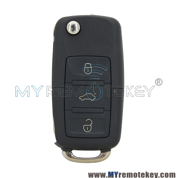 1J0 959 753DA/1J0 959 753AH/1K0 959 753G Remote key 3 button HU66 434Mhz for VW Beetle Bora Passat B5 Golf Polo