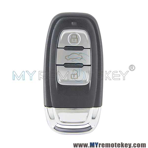 8T0959754C Smart key shell case 3 button for 2009 2010 2011 2012 Audi A3 A4 A5 A6 A8 A4L A6L Q5 Q7 