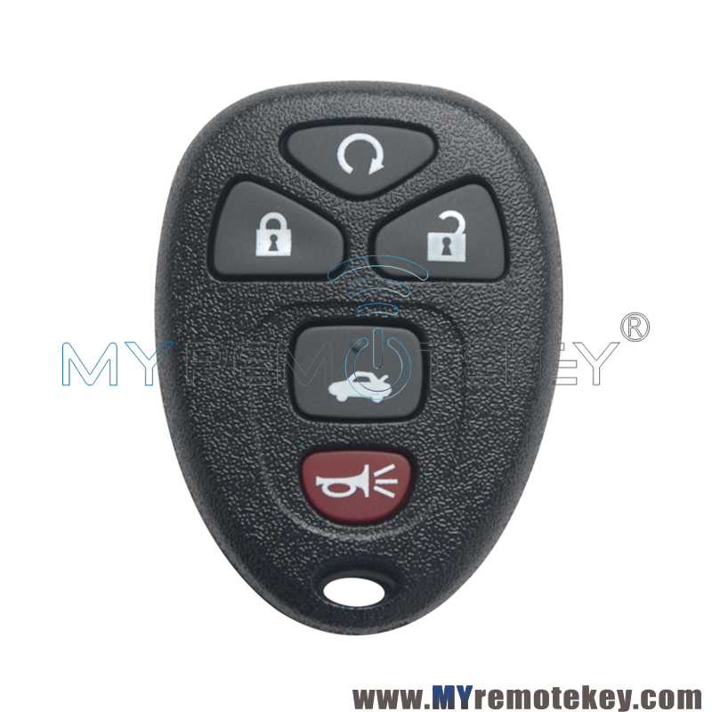 KOBGT04A(No battery holder) Remote Fob for Chevrolet Buick Pontiac 5 button 315mhz 22733524