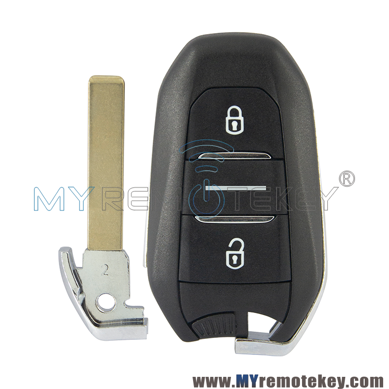 Smart key shell 3 button for Peugeot 308 508 3008 5008 Citroen C4 Cactus Picasso