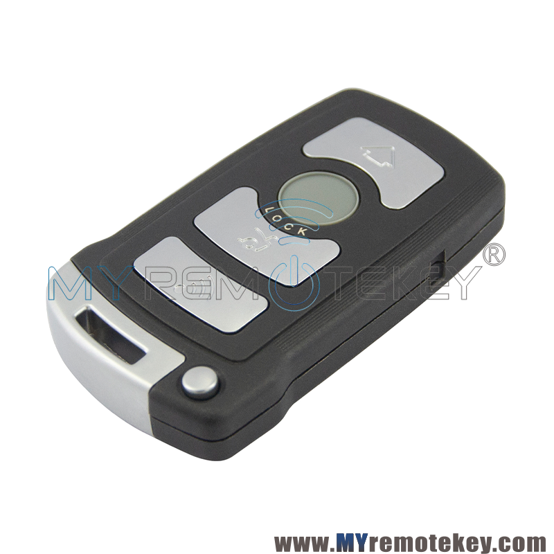 Smart car key shell 4button for BMW 7 series LX8766S