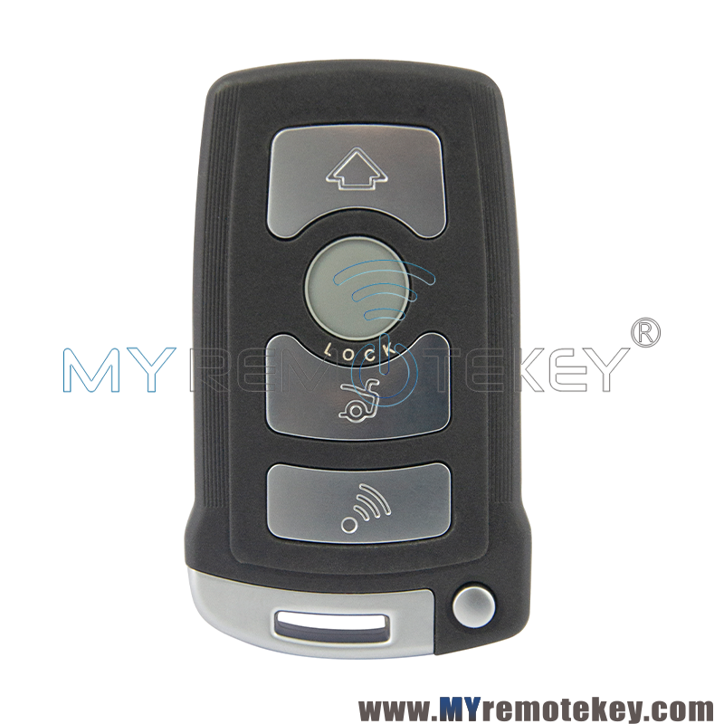 Smart car key shell 4button for BMW 7 series LX8766S