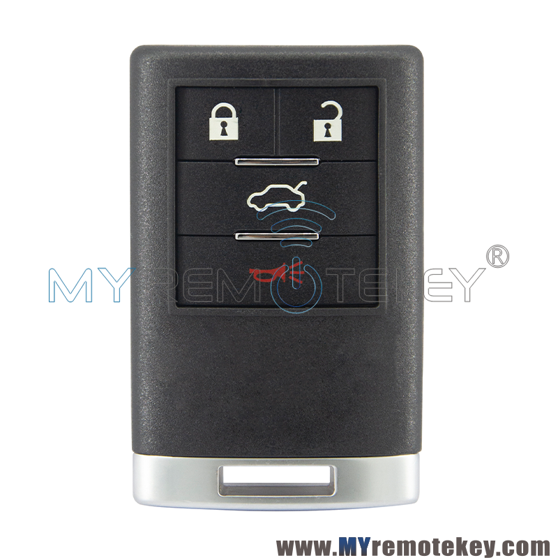 FCC OUC6000066 Remote key 4 button 315Mhz for 2008-2013 Cadillac CTS DTS PN: 22889449