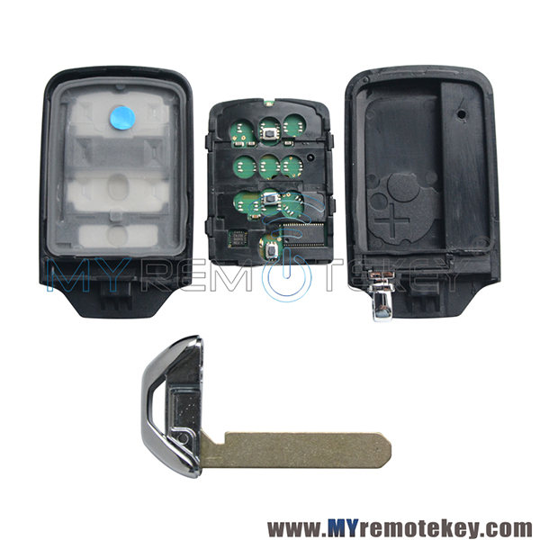 KR5V1X Smart key 2 button with panic 313.8Mhz 47chip for Honda Fit HRV 2015 2016 2017 P/N 72147-T5A-A01