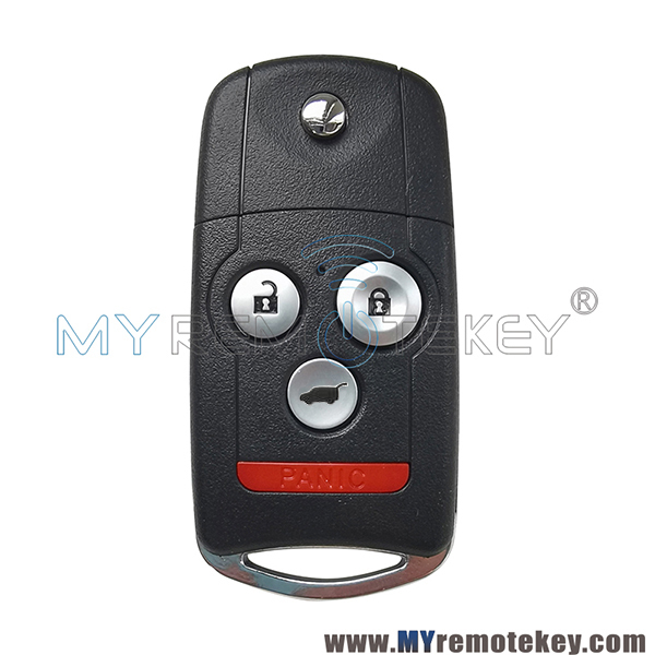 FCC N5F0602A1A Flip remote key 4 button 314MHZ ID46 Chip for Acura MDX RDX 2007-2013 PN 35111-STX-326
