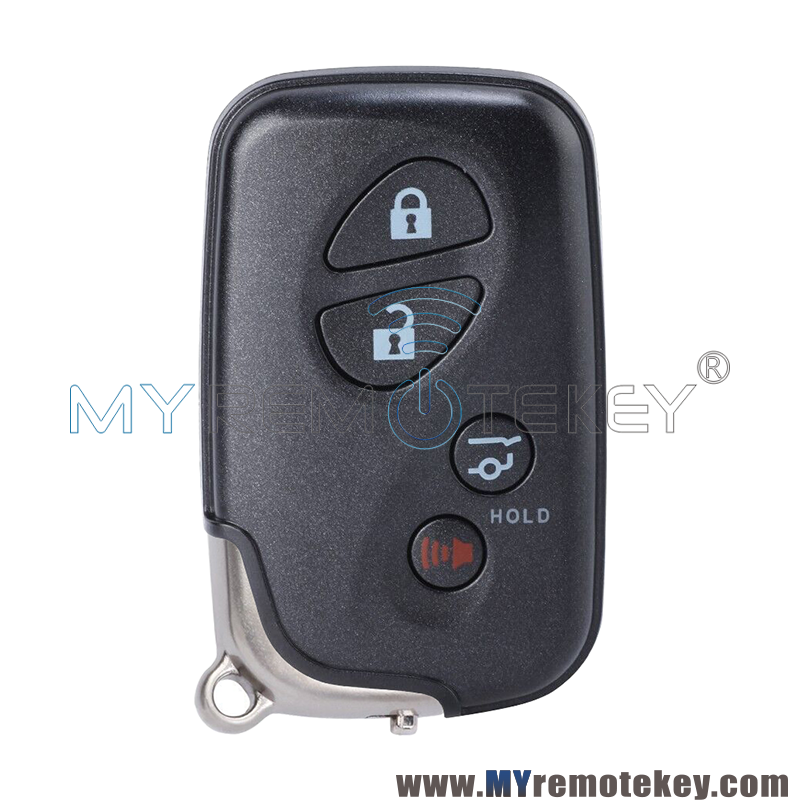 FCC HYQ14ACX Smart key shell 4 button for 2010-2020 Lexus GX460 PN: 89904-60590 Glass Button
