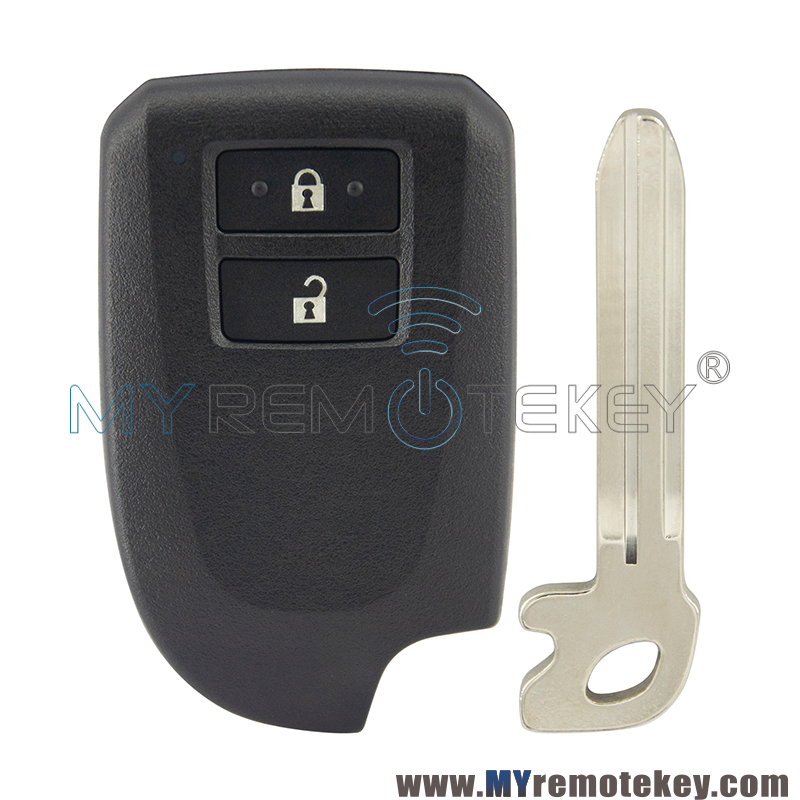 FCC BS1EW smart key case 2 buttton for Toyota Yaris Aygo  2015-2018 PN 89904-0H010