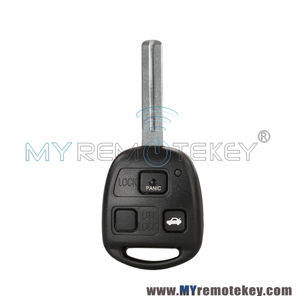 HYQ12BBT Remote key 2 button with panic TOY48 short 314mhz for 2001-2008 Lexus ES330 LS430 SC430 89070-33751