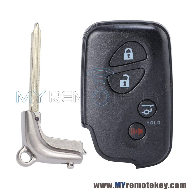 FCC HYQ14ACX Smart key 315MHZ 4 button for 2010-2020 Lexus GX460 PN: 89904-60590 (GNE Board 5290 ) Glass Button