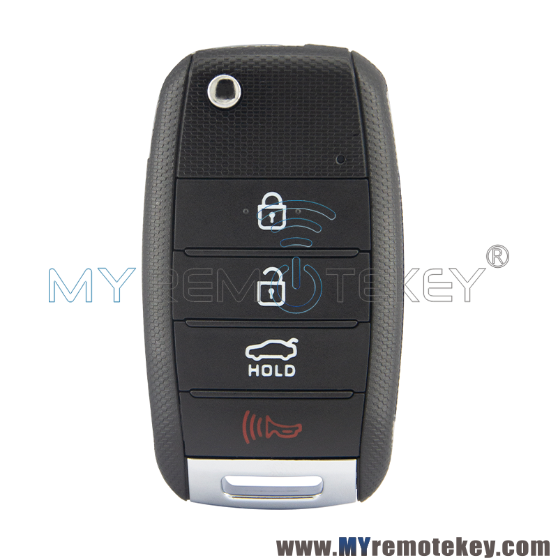 PN: 95430-2T560 Flip remote key 4 button 315Mhz for 2014-2015 Kia Optima FCC NYODD4TX1306-TFL