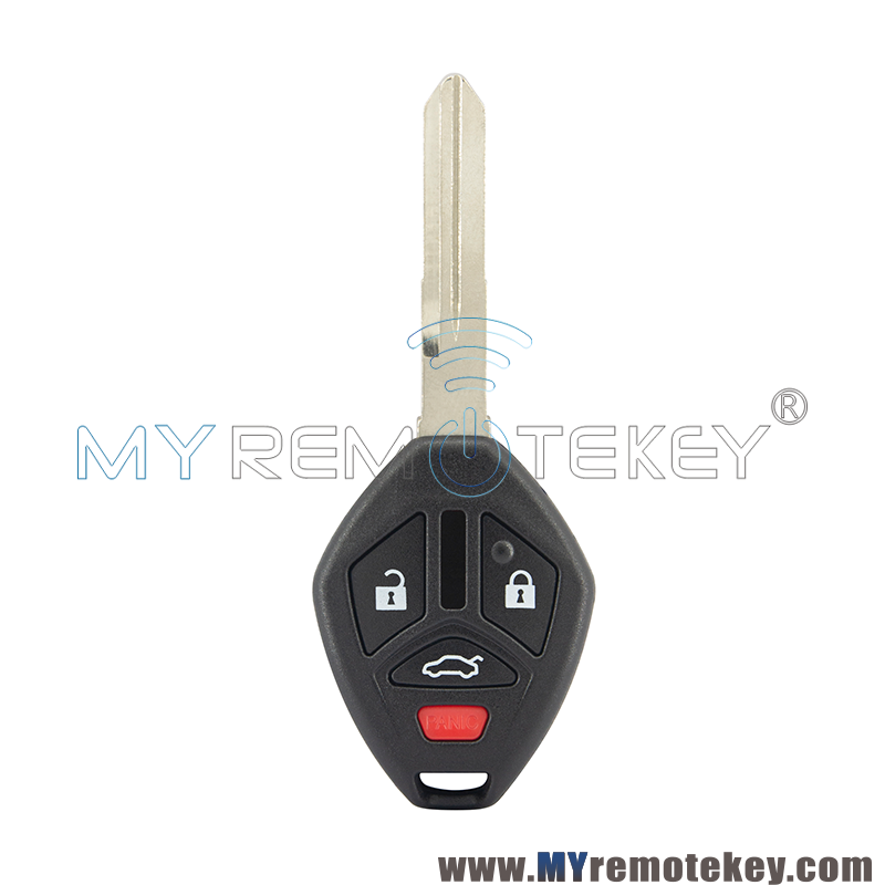 Remote key case shell 3 button with panic MIT6 blade for Mitsubishi Galant Eclipse 2006 OUCG8D-620M-A ​​​​​​​