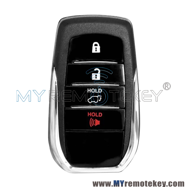 FCC HYQ14FBA Smart key shell 4 button for 2018-2019 Toyota Land Cruiser PN 89904-60M80