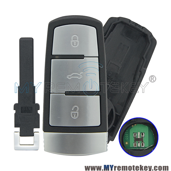 smart key for VW Magotan Passat CC 2005 -2010 433Mhz with ID48 chip P/N 3C0959752BA