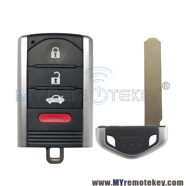 KR5434760 Smart key 4 button 313.8mhz ID46-PCF7953 chip for 2013-2015 Acura ILX 72147-TX6-A11