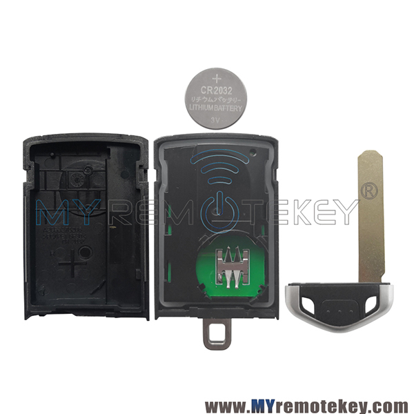 KR5434760 Smart key 4 button 313.8mhz ID46-PCF7953 chip for 2013-2015 Acura ILX 72147-TX6-A11
