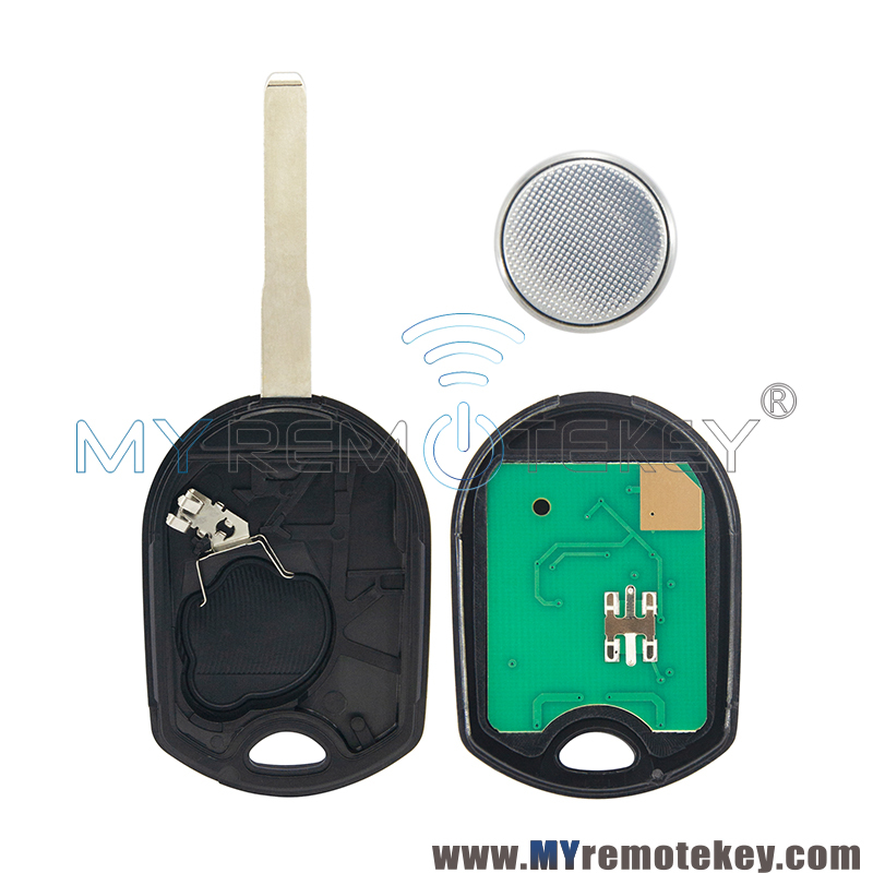 FCC CWTWB1U793 Remote head key 3 button 315Mhz HU101 blade with 4D63 80bit chip for 2012-2019 Ford Fiesta Escape Focus C-Max Transit Connect