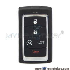 FCC: M3NWXF0B1 Smart Key 5 Buttons 434mhz 4A chip 2021-2022 Jeep Grand Wagoneer PN: 68469565AA