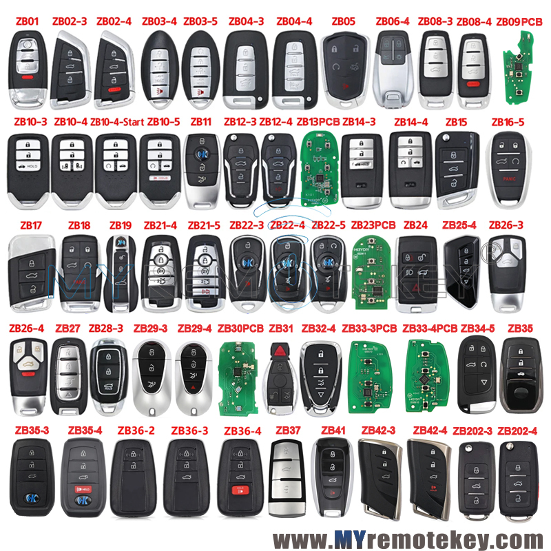 KEYDIY KD ZB Series Smart Keys Universal Remotes for KD-X2 KD-MAX