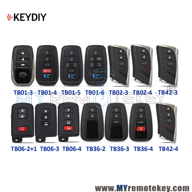 KEYDIY KD TB Series 8A Smart Keys Universal Remotes For Toyota Lexus