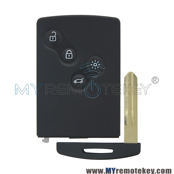 Renault Koleos Smart key Keyless go ID46-PCF7952  4 button 434mhz P/N 285970037R