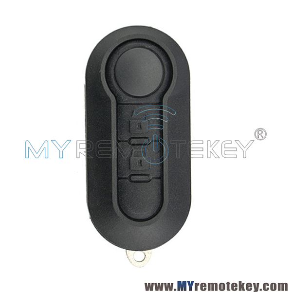 FCC RX2TRF198 Flip remote key 2 button 433mhz ID46-PCF7946 chip SIP22 blade for Fiat 500 500L (Marelli BSI system)