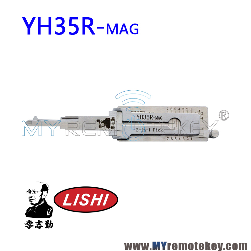 YH35R-MAG Lishi 2 in 1 Pick Decoder Tool