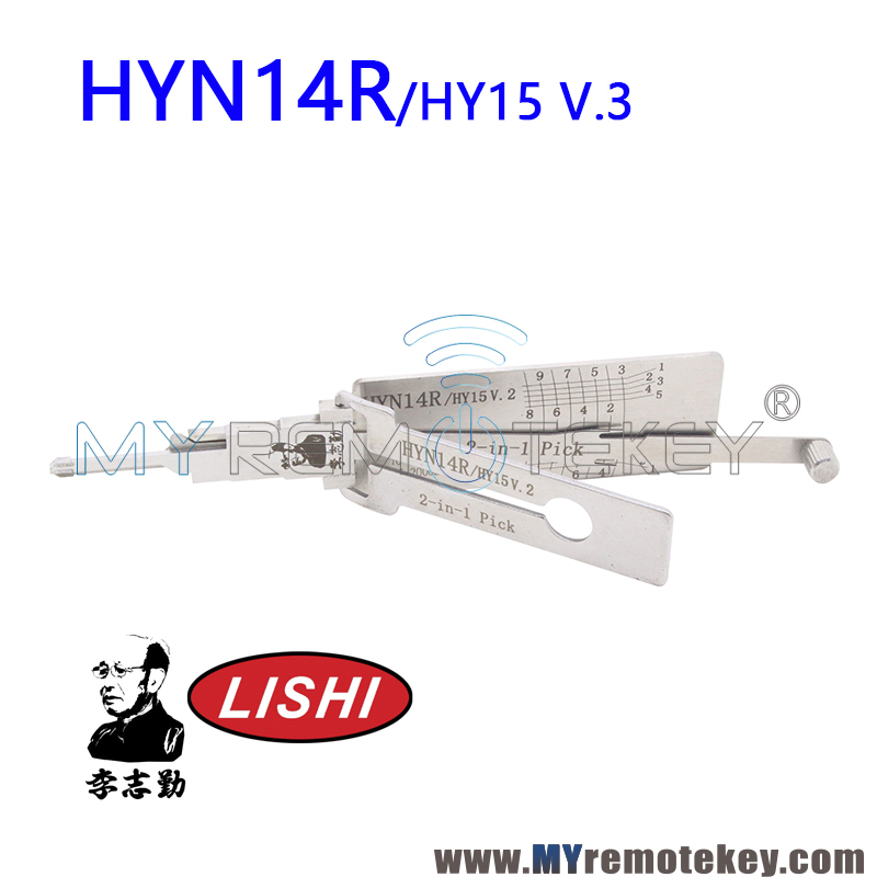 Original LISHI HYN14R/HY15 Ign/Dr/Bt v.3 2 in 1 Auto Pick and Decoder For Hynudai and Kia