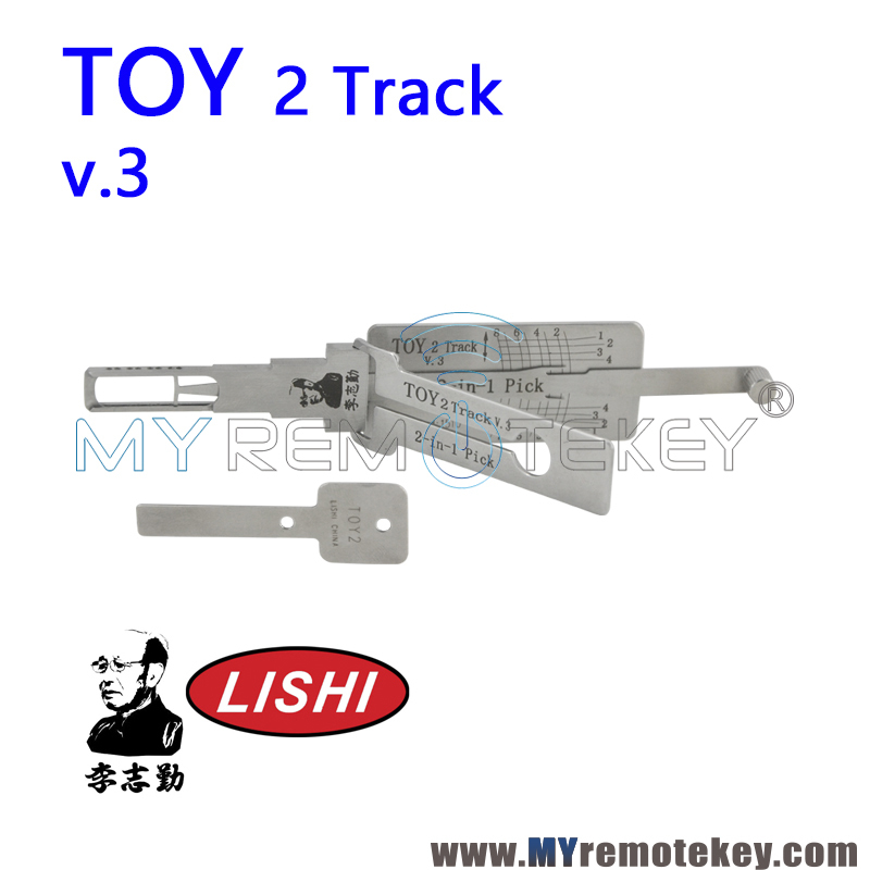 Original Lishi 2in1 Pick TOY 2 track v.3