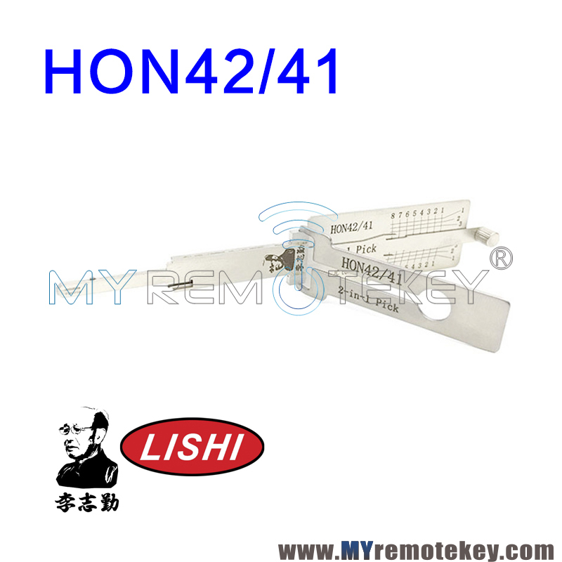 Original Lishi HON42/41 2in1 Decoder and Pick for Honda Motorcycles