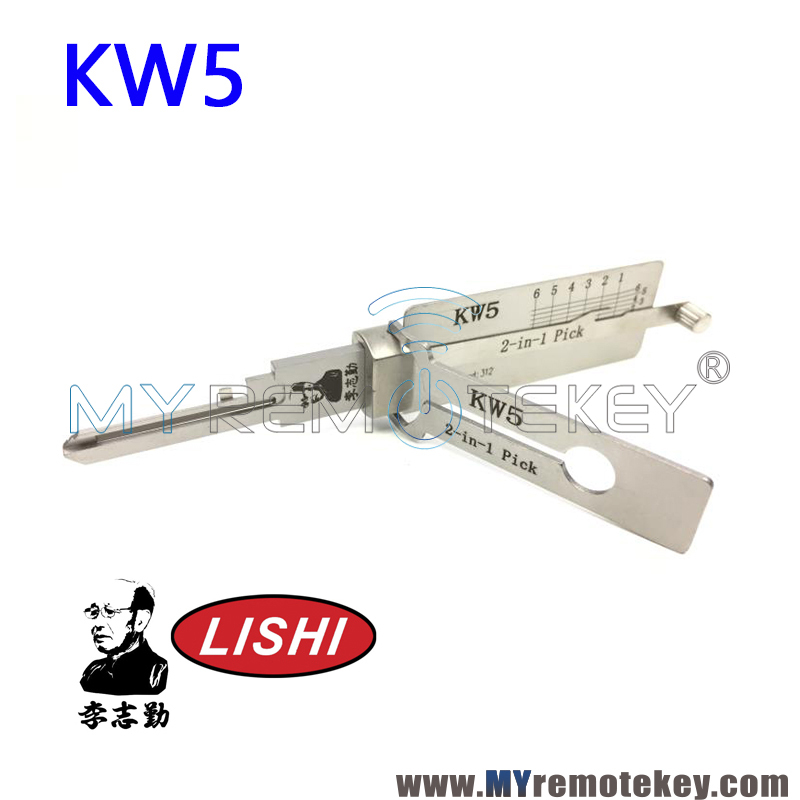 KW5 Lishi 2 in 1 Pick Decoder Tool