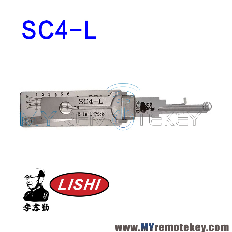 Original Lishi Schlage SC4-L 2-in-1 Residential Pick Decoder