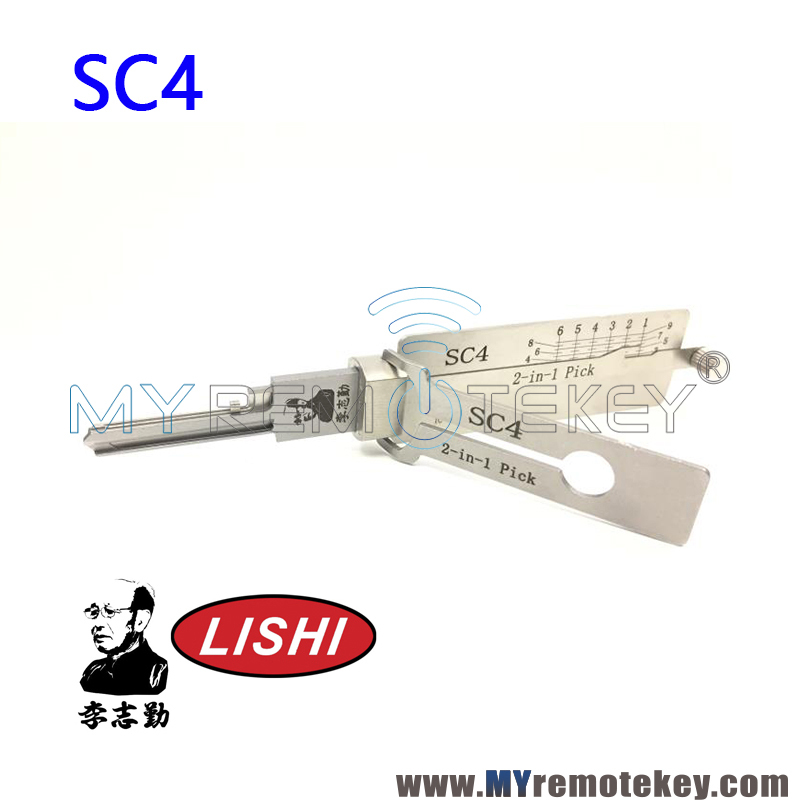 SC4 Lishi 2 in 1 Pick Decoder Tool