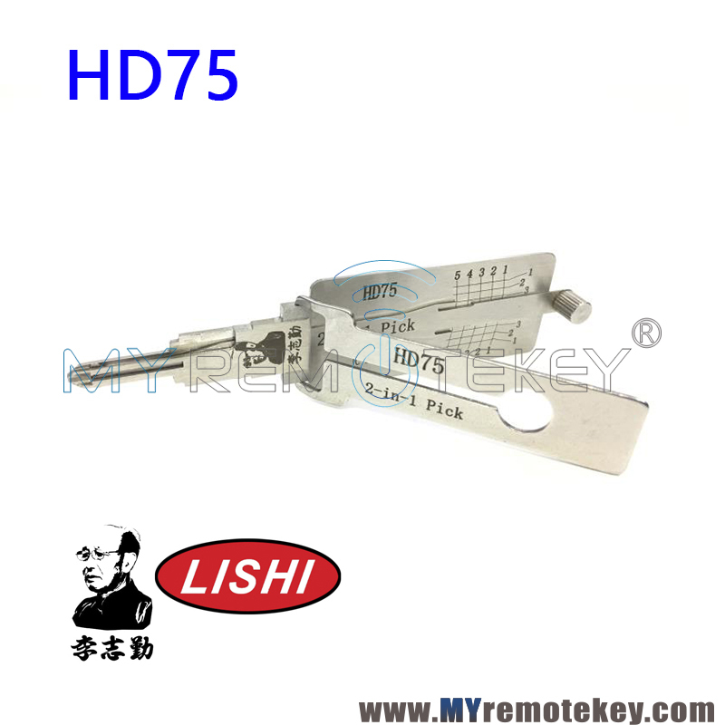 Original Lishi 2 in 1 Pick HD75