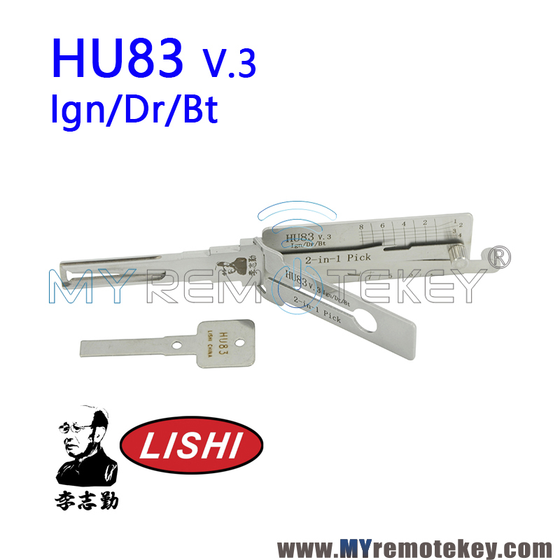 Original Lishi HU83 v.3 2 in 1 Auto Pick and Decoder For Citroen Peugeot