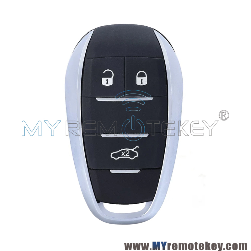 FCC ID: KR5ALFA434 Smart key 3 button 433MHz 4A chip for 2015-2020 Alfa Romeo Giulia Stelvio P/N: A2C97634900